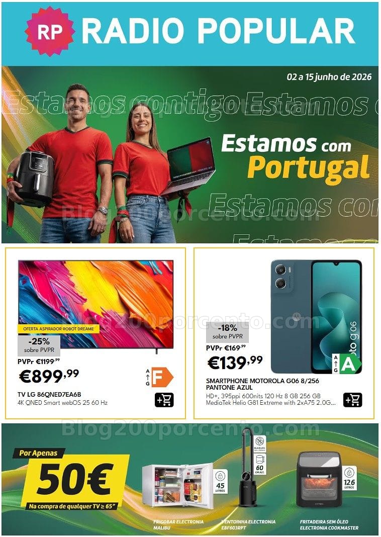 Antevisão Folheto RADIO POPULAR Promoções de 2 a 15 junho